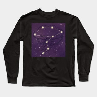 Stormy Night Sky Long Sleeve T-Shirt